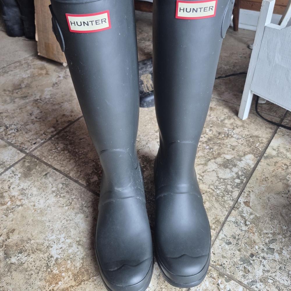 Hunter Black Women's Winter & Rain Boots